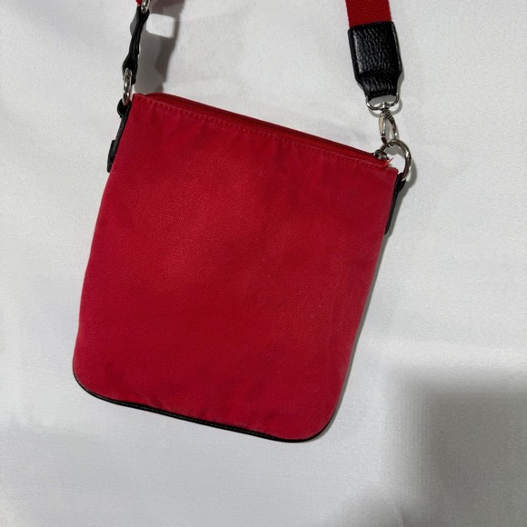 Ed Hardy Red Crossbody Bag with Skull Design - Picture 7 of 12